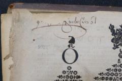 - (Benṭheim, Zalman), Von Hand: Name, Widmung; '[...]'. 