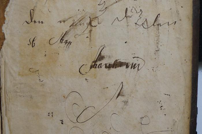 Asch7240 : טור יורה דעה (1760);- (unbekannt), Von Hand: Notiz; '[...]
Manheim'. 