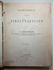 4 X 2562 : Untersuchungen über das Nibelungenlied (1854)