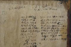 - ([...], Mosheh Meʾir), Von Hand: Name, Notiz, Nummer; 'Zeitschrift 
אע׳׳ב ב׳׳ ד׳׳
מורר׳ משה מאיר ל כ׳׳ד עג
187,1 138,1 4 [...] 128,2 129,1 134,2 149C'. 