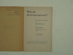  Warum Arierparagraph? (1937)