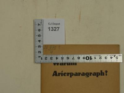 - (Reichsstelle für Sippenforschung (Berlin)), Von Hand: Zeichen, Ortsangabe, Signatur; 'Sf 370/4 6'. 