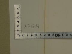 - (Reichsstelle für Sippenforschung (Berlin)), Von Hand: Nummer; 'A74619'. 