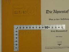 - (Reichsstelle für Sippenforschung (Berlin)), Von Hand: Signatur, Annotation; 'A68207'. 