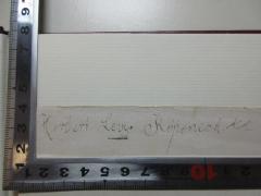 - (Levy, Herbert), Von Hand: Autogramm, Ortsangabe; 'Herbert Levy. Köpenick. KK'. 