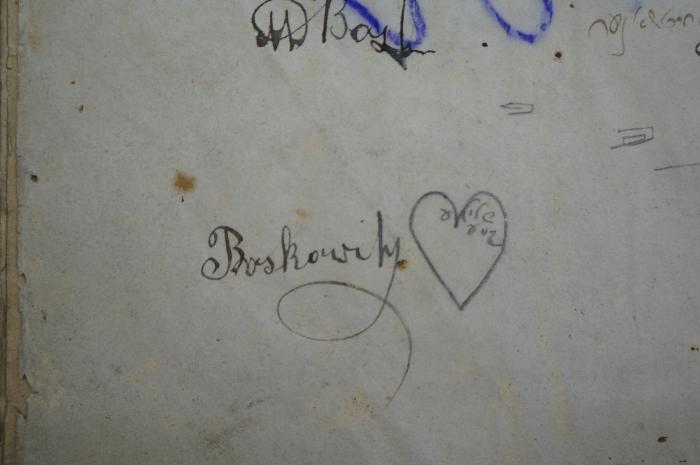 Asch7252 : טור יורה דעה (1791);- (Boskowitz), Von Hand: Name; 'Boskowitz'. 