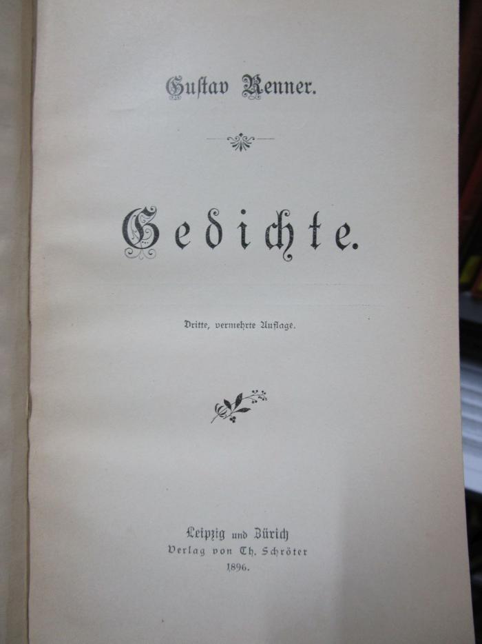 Cm 5849 c: Gedichte (1896)