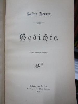 Cm 5849 c: Gedichte (1896)