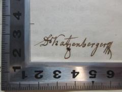 - (Katzenberger), Von Hand: Berufsangabe/Titel/Branche, Autogramm; 'Dr. Katzenberger[?]'. 