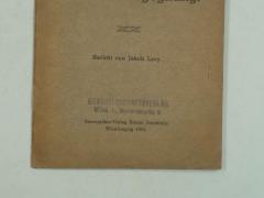 - (Genossenschaftsverlag), Stempel: Ortsangabe, Name, Besitzwechsel; 'Genossenschaftsverlag
Wien I., Bauernmarkt 9.'. 