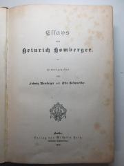 4 X 5259 : Essays (1892)