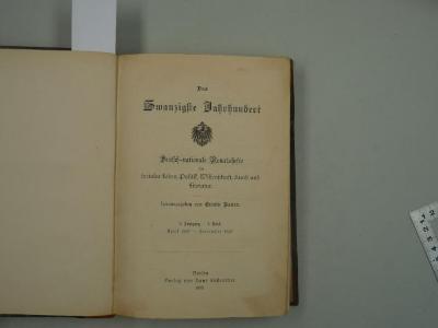  Das Zwanzigste Jahrhundert. (1892)