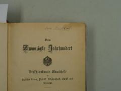 - (Kirchhoff, Dora), Von Hand: Name; 'Dora Kirchhoff'. 