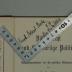 - (Boche, Ernst Robert), Von Hand: Name, Ortsangabe; 'Ernst Robert Boche
W.30. Neue Winterfeldt 15'. 