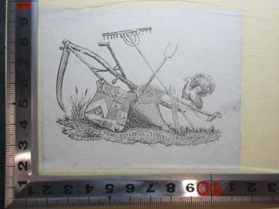 - (Eustatius, Henry), Etikett: Exlibris, Wappen, Name, Ortsangabe, Abbildung; 'Henry Eustatius. Strickland'. ;5 F 110&lt;2&gt;-1 : Letters and speeches (1846)