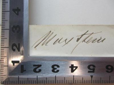 - (Klein, Max), Von Hand: Autogramm; 'Max Klein'. ;5 X 108&lt;8&gt; : Der König von Sion : epische Dichtung in zehn Gesängen (1879)