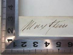 - (Klein, Max), Von Hand: Autogramm; 'Max Klein'. 