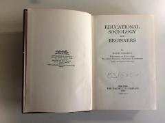 E3 / SNE 1 (ausgeschieden) : Educational Sociology for Beginners (1928)