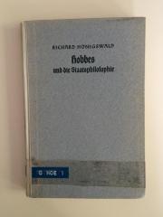 D HOE 1 : Hobbes und die Staatsphilosophie (1924)