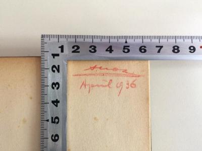 G2 HERR 1 (ausgesondert) : Das Problem der berufsständischen Vertretung von der fränzösischen Revolution bis zur Gegenwart (1921);- ([?], Amoz[?]), Von Hand: Name, Datum; 'Amo[z/r] April 1936'. 