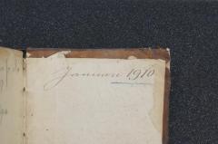 - (Spier, J.), Von Hand: Datum; 'Januar 1910'. 