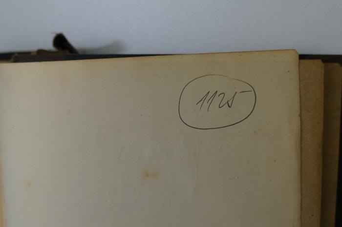 Asch7278 : מחזור : מראשית השנה ועד אחרית ה שנה      (1782);- (unbekannt), Von Hand: Signatur; '1125'. 
