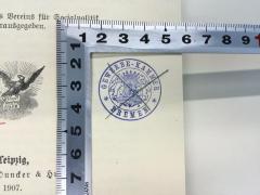 - (Gewerbe-Kammer Bremen), Stempel: Name, Ortsangabe; 'Gewerbe-Kammer Bremen'. 