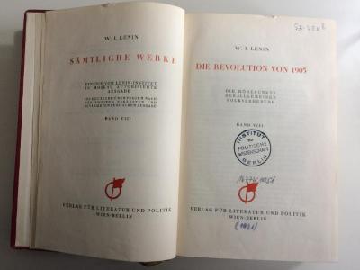 M 726 L 26 22 - 8 : Die Revolution von 1905: Höhepunkte der allgemeinen Volkserhebung (1931)