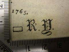 - (Große Loge von Preußen, Genannt Royal York zur Freundschaft), Stempel: Zeichen, Initiale, Name; '▭ R. Y.'.  (Prototyp)