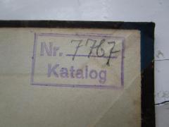 - (Grosse Landesloge der Freimaurer von Deutschland), Von Hand: Exemplarnummer; '7767'. 