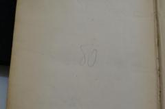- (Bergungsstelle 080, Bibliothek des Herrn Schöngart), Von Hand: Nummer; '80'. 