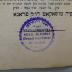 - (Silberman, Refael), Stempel: Name, Ortsangabe; 'רפאל זילבערמאן
האב׳ד
בעד׳׳ק צפת׳׳ו והגליל
Refael Silberman
Grand Rabbiner
in Saffed
Palästine'. 