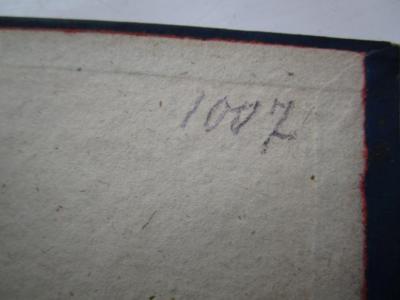  Instructions Pour Les Trois Premiers Grades De La Franc-Maçonnerie (um 1800);- (Deutsches Reich. Reichssicherheitshauptamt Bibliothek), Von Hand: Exemplarnummer; '1007'. 