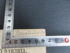 - (Malachowski, Alexander ), Von Hand: Autogramm; 'Amalachowski'. 