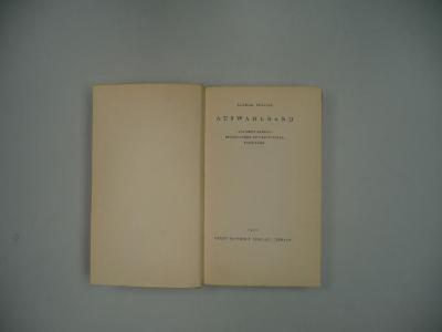  Auswahlband. Aus neun Bänden erzählender und kritischer Schriften. (1930)