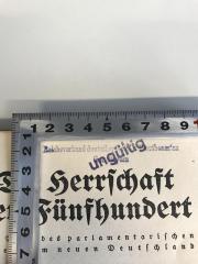 - (Reichsverband Deutscher Guts- und Forstbeamter Groß-Bayern), Stempel: Name, Ortsangabe; 'Reichsverband deutscher Guts- und Forstbeamter Groß-Bayern'. 