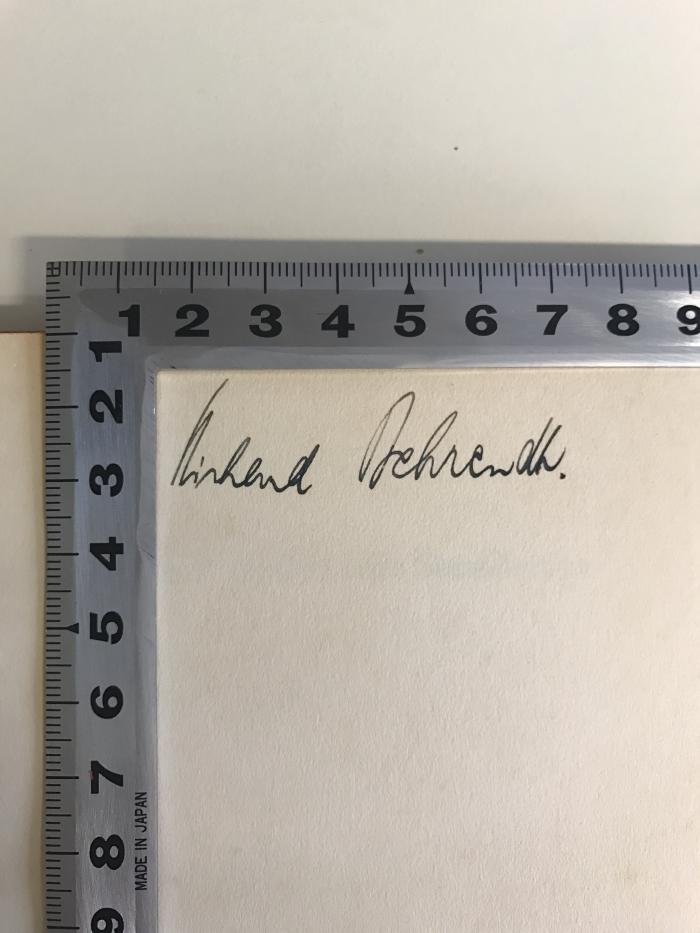 Bd 506* (ausgeschieden) : Aufruf zum Sozialismus (1925);- (Behrendt, Richard F.), Von Hand: Name; 'Richard [ggf. Wi(e)land] Behrendt'. 