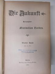 Zb 850 4 (ausgesondert) : Die Zukunft (1893)