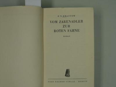  Vom Zarenadler zur Roten Fahne. (1930)