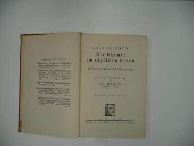  Die Chemie im täglichen Leben. Gemeinverständliche Vorträge. (1925)