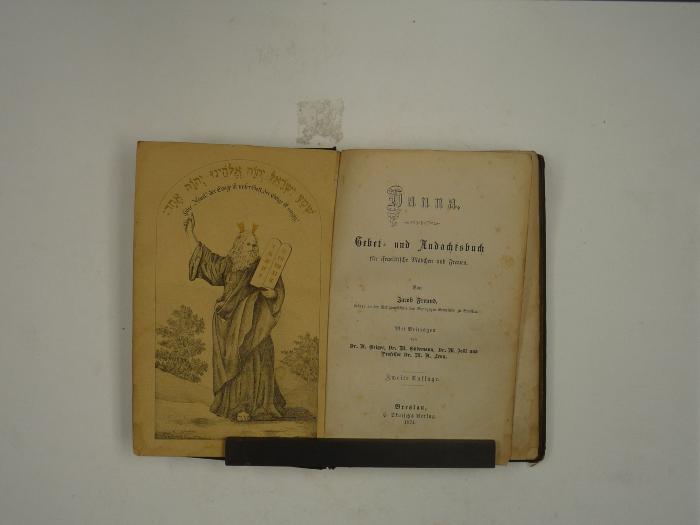  Hanna. Gebet- und Andachtsbuch für israelitische Mädchen und Frauen. (1874)