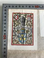 - (Bismarck-Bücherei Specht), Etikett: Name, Ortsangabe, Exlibris; 'Bismarck-Bücherei Specht Sachsenwald Hofriedes RL1915'.  (Prototyp)