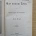 3 X 208 : Aus meinem Leben ; Erinnerungen und Rückblicke (1896)