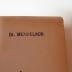 - (Mendelson, St.;Mendelson, Stanislaw), Stempel: Name; 'St. MENDELSON'.  (Prototyp)