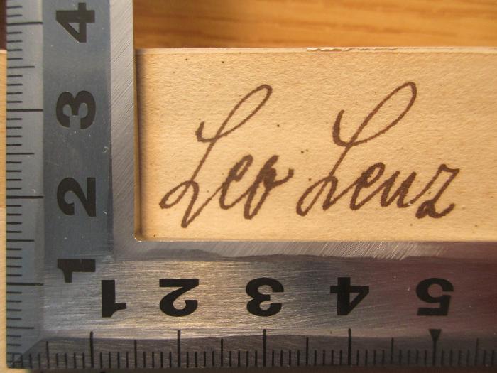 -, Von Hand: -; 'Leo Lenz';3 X 1431_2 : Rokoko und Revolution : Lebenserinnerung des Joh. Christian v. Mannlich 1741 - 1822 (1913)