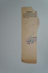 - (Stern, Jakob ), Stempel: Ortsangabe, Autogramm, Notiz; 'Berliner Paket[...]
Speditions- und Lage[...]
(vormals Druck &amp; [...] Aktieng[...]
Rollg. Mk: ______'. 