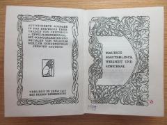 3 X 421 : Weisheit und Schicksal (1918)