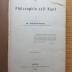 3 X 479&lt;2&gt; : Die Philosophie seit Kant (1879)