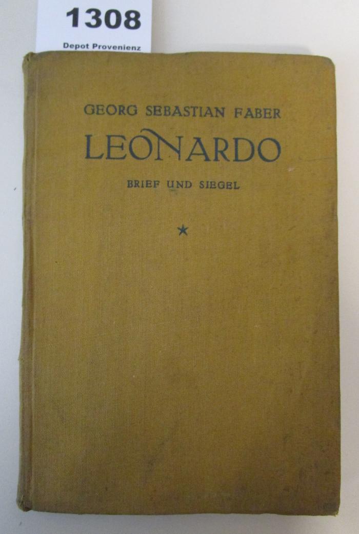  Leonardo : Brief und Siegel (1926)