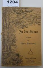  In der Sonne : Gedichte (o.J.)